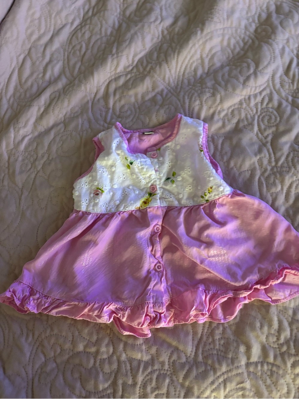 Gymboree Pink Eyelet Skirt Bottoms #8